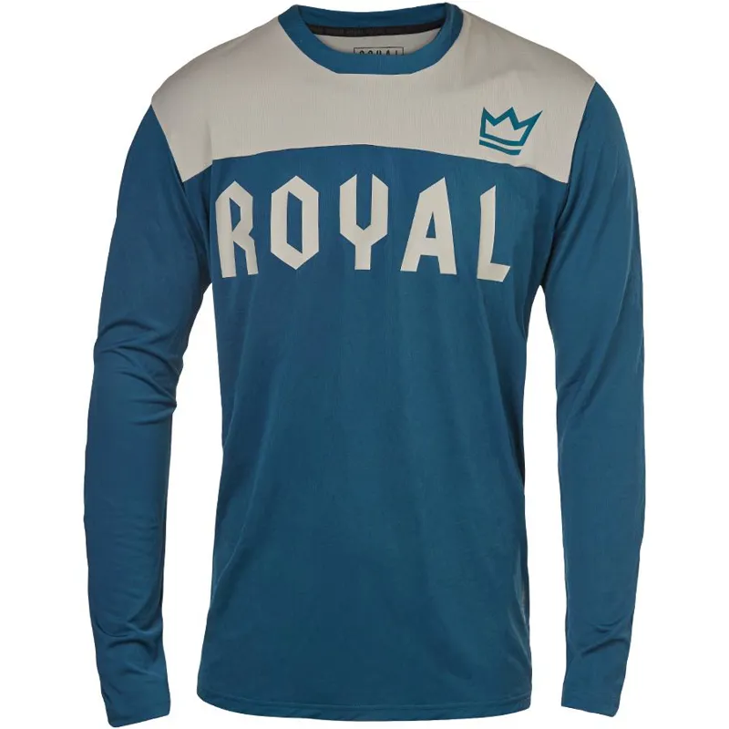 Royal Racing Apex Long Sleeve Jersey - Petrol/Grey 3 Royal Racing Apex Long Sleeve Jersey - Petrol/Grey