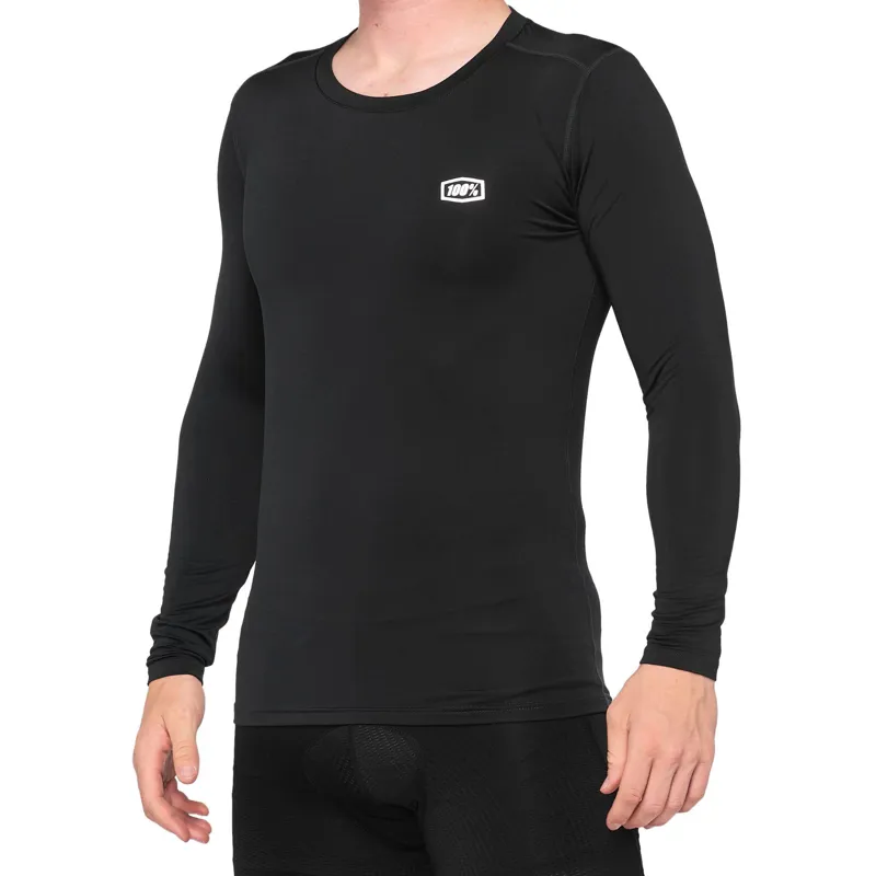 100 Percent Basecamp Long Sleeve Base Layer - Black 4 100 Percent Basecamp Long Sleeve Base Layer - Black - Image 2