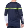 100 Percent R-Core Long Sleeve Jersey - Blue/Yellow