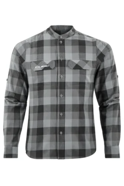 Cube Long Sleeve Work Shirt - Grey Check 11 Cube Long Sleeve Work Shirt - Grey Check -Deals Sport Gilet Store 11090 1