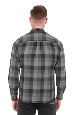 Cube Long Sleeve Work Shirt - Grey Check 10 Cube Long Sleeve Work Shirt - Grey Check -Deals Sport Gilet Store 11090 3