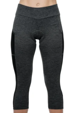 Cube ATX Womens Cropped Tights - Grey Melange -Deals Sport Gilet Store 11105 2