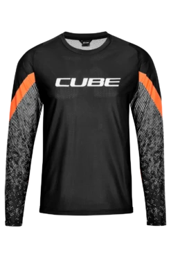Cube Edge Round Neck Long Sleeve Jersey - X Action Team -Deals Sport Gilet Store 11143 1 1
