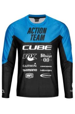 Cube Edge Round Neck Long Sleeve Jersey - X Action Team