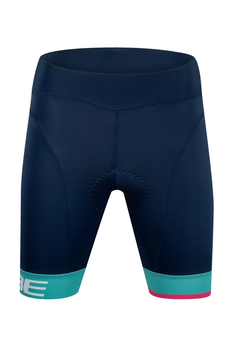 Cube Teamline Womens Lycra Shorts - Blue/Mint 3 Cube Teamline Womens Lycra Shorts - Blue/Mint