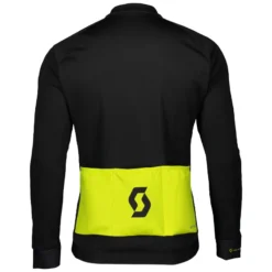 Scott RC Warm Men's Long Sleeve Jersey - Black/Sulphur Yellow -Deals Sport Gilet Store 2715695024a 1504791 png zoom 3