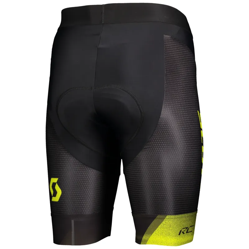 Scott RC Pro +++ Lycra Shorts - Black/Sulphur Yellow 3 Scott RC Pro +++ Lycra Shorts - Black/Sulphur Yellow
