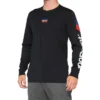 100 Aster Technical Long Sleeve T-Shirt - Black -Deals Sport Gilet Store 35029 001 1