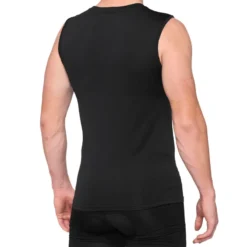 100 Percent Basecamp Men's Sleeveless Base Layer - Black