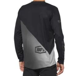 100 Percent R-Core X Men's Long Sleeve Jersey - Black/Grey -Deals Sport Gilet Store 40000 00000 2