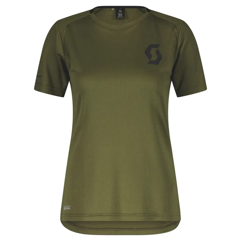 Scott Trail Vertic Pro Women's Short Sleeve Jersey - Fir Green 6 Scott Trail Vertic Pro Women's Short Sleeve Jersey - Fir Green - Image 4