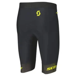 Scott RC Pro Men's Lycra Shorts - Black/Sulphur Yellow -Deals Sport Gilet Store 4031285024A