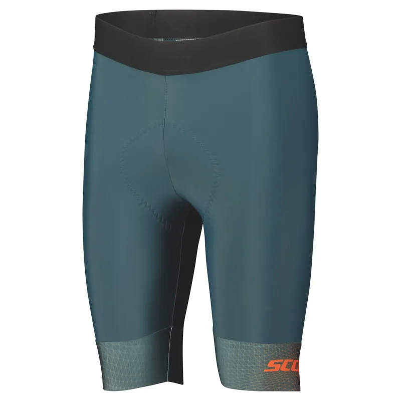 Scott RC Pro Men's Lycra Shorts - Aruba Green/Braze Orange 7 Scott RC Pro Men's Lycra Shorts - Aruba Green/Braze Orange - Image 5
