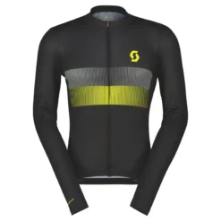 Scott RC Team 10 Men's Long Sleeve Jersey - Fir Green/Bitter Yellow -Deals Sport Gilet Store 4031305024