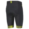 Scott RC Team Men's Lycra Shorts - Black/Sulphur Yellow -Deals Sport Gilet Store 4031335024A