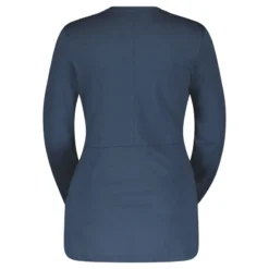 Scott Defined Merino Women's Long Sleeve Jersey - Metal Blue -Deals Sport Gilet Store 4031857377A
