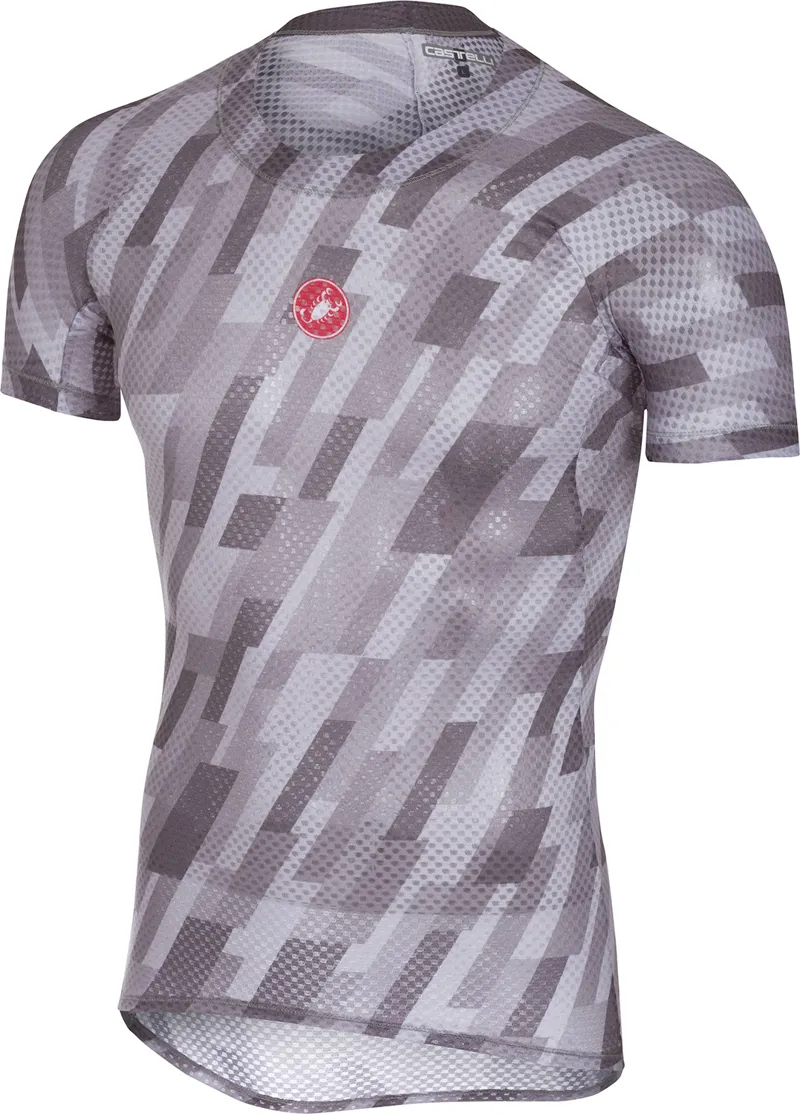 Castelli Pro Mesh Short Sleeve Base Layer - Grey 4 Castelli Pro Mesh Short Sleeve Base Layer - Grey - Image 2