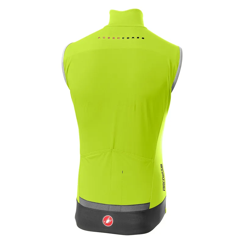 Castelli Perfetto RoS Men's Vest - Yellow Fluo 7 Castelli Perfetto RoS Men's Vest - Yellow Fluo - Image 5