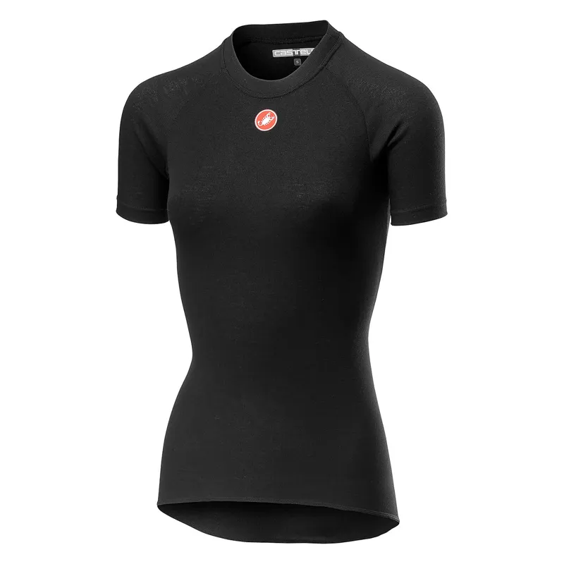 Castelli Prosecco R Womens Short Sleeve Base Layer - Black 4 Castelli Prosecco R Womens Short Sleeve Base Layer - Black - Image 2