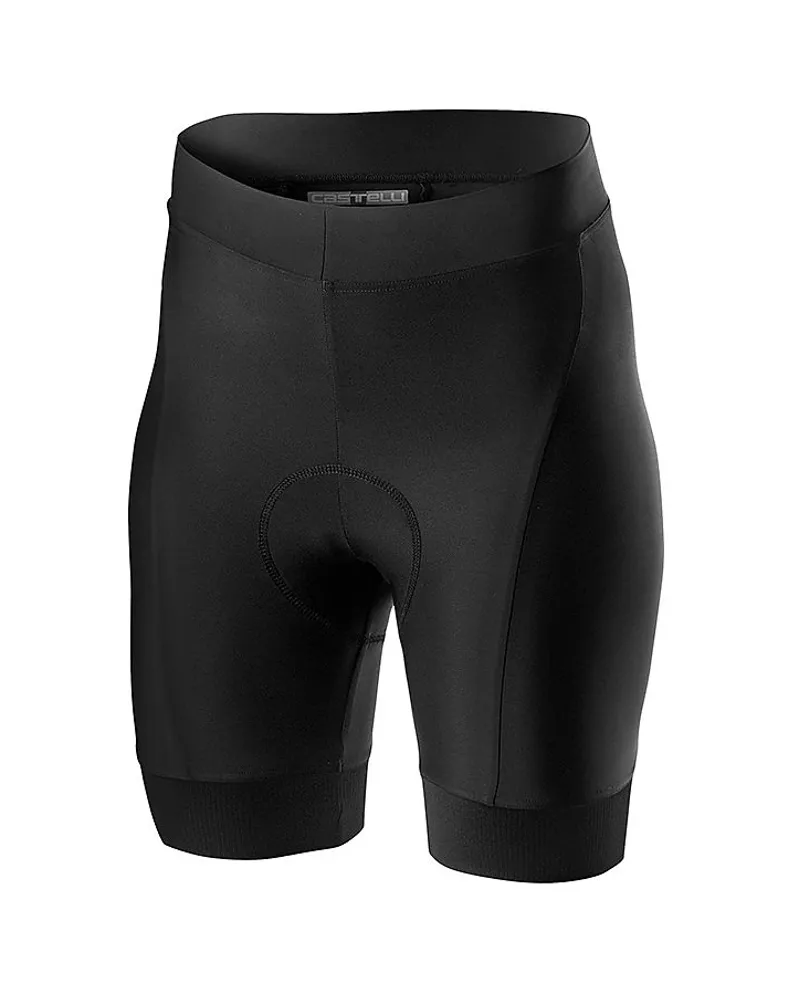 Castelli Prima Womens Lycra Shorts - Black/Red 2 Castelli Prima Womens Lycra Shorts - Black/Red