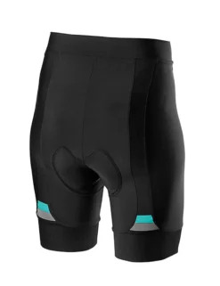 Castelli Prima Womens Lycra Shorts - Black/Turquoise -Deals Sport Gilet Store 452006320p 468 02 1400wx1400h