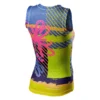 Castelli Pro Mesh Womens Sleeveless Base Layer - Pink Fluo Flower -Deals Sport Gilet Store 452007920p 995 02 1400wx1400h