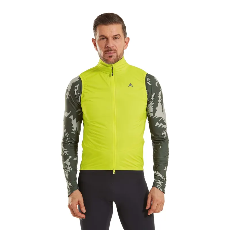 Altura Icon Men's Pocket Rocket Waterproof Packable Gilet - Lime 4 Altura Icon Men's Pocket Rocket Waterproof Packable Gilet - Lime - Image 2