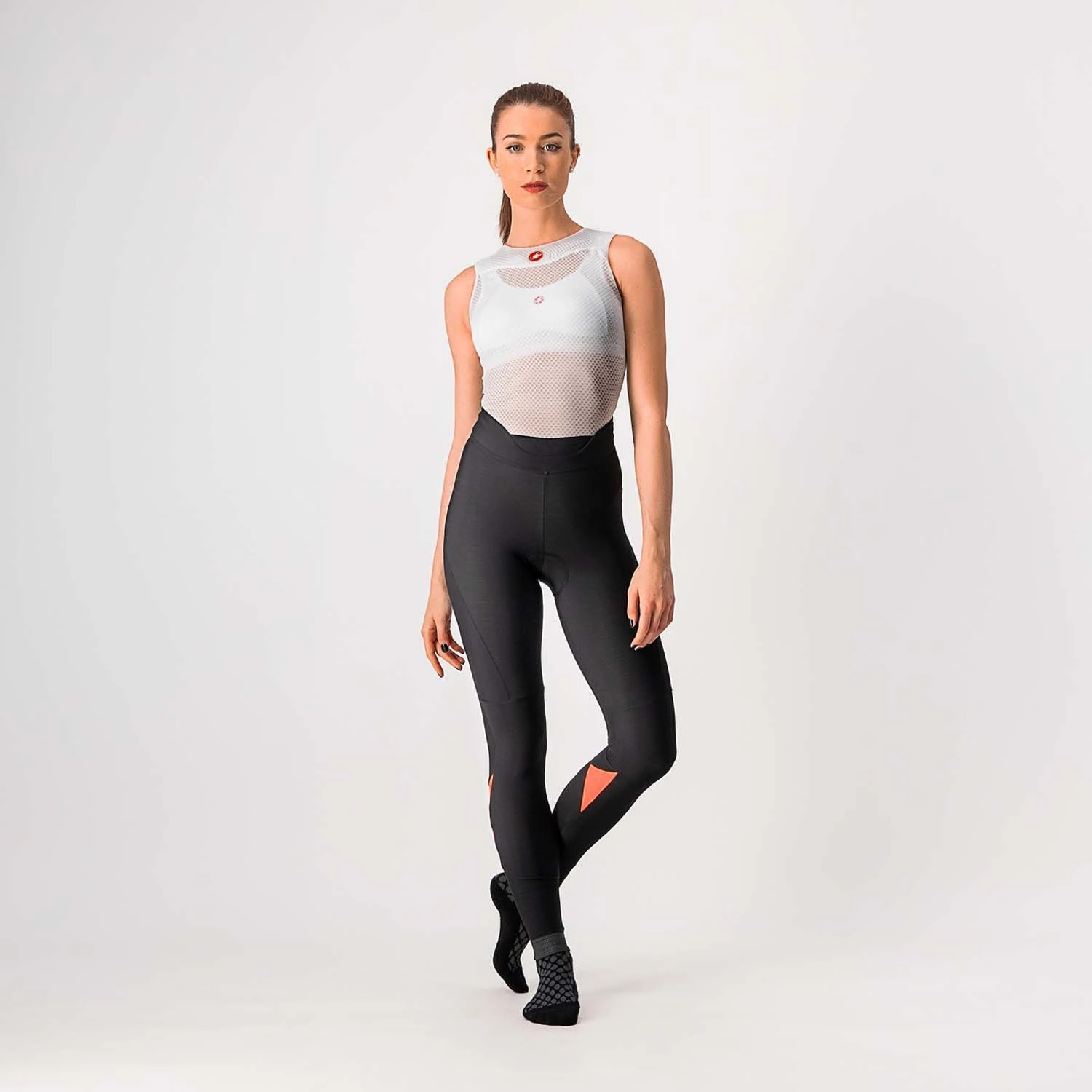 Castelli Velocissima Women's Cycling Tights - Savile Blue/Soft Pink 7 Castelli Velocissima Women's Cycling Tights - Savile Blue/Soft Pink - Image 5