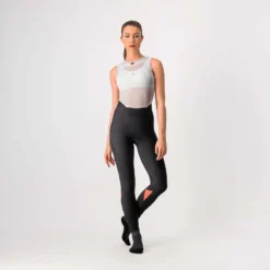 Castelli Velocissima Women's Cycling Tights - Dark Grey -Deals Sport Gilet Store CS19545BLKBrilliantPNK