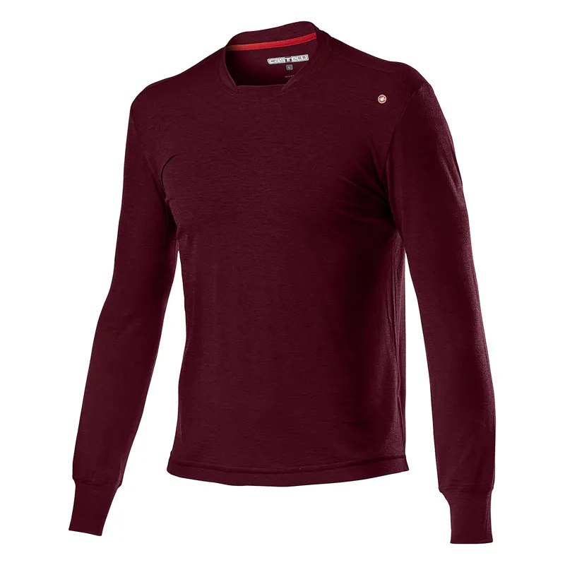 Castelli Merino Long Sleeve Technical T-Shirt - Barbaresco Red 5 Castelli Merino Long Sleeve Technical T-Shirt - Barbaresco Red - Image 3