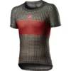 Castelli Pro Mesh Mens Short Sleeve Base Layer Bark - Green/Fiery Red 1 Castelli Pro Mesh Mens Short Sleeve Base Layer Bark - Green/Fiery Red -Deals Sport Gilet Store CS21022Bark