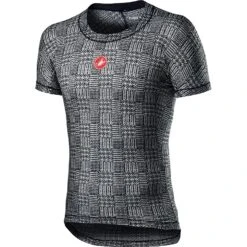 Castelli Pro Mesh Mens Short Sleeve Base Layer - Dark Steel Blue -Deals Sport Gilet Store CS21022BlackWhite 1