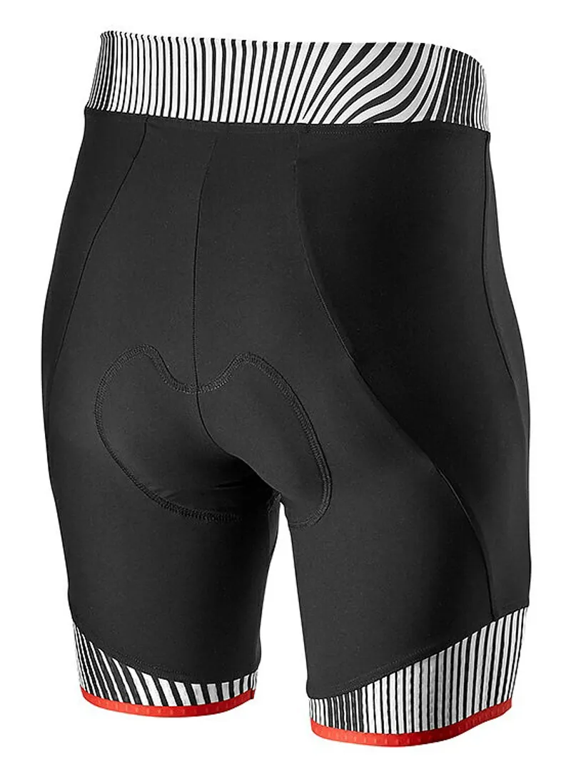 Castelli Illusione Womens Lycra Shorts - Black/White 7 Castelli Illusione Womens Lycra Shorts - Black/White - Image 5