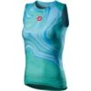 Castelli Pro Mesh Womens Sleeveless Base Layer - Azzurro Italia -Deals Sport Gilet Store CS21060Celeste 1