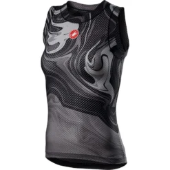 Castelli Pro Mesh Womens Sleeveless Base Layer - Light Black 9 Castelli Pro Mesh Womens Sleeveless Base Layer - Light Black -Deals Sport Gilet Store CS21060LightBlack