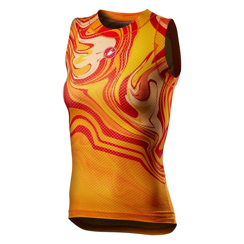 Castelli Pro Mesh Womens Sleeveless Base Layer - Celeste 7 Castelli Pro Mesh Womens Sleeveless Base Layer - Celeste - Image 5