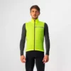 Castelli Squadra Stretch Men's Cycling Vest - Yellow Fluo/Grey -Deals Sport Gilet Store CS21512YELFluoGray