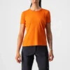 Castelli Tech 2 Women's Technical T-Shirt - Orange Rust -Deals Sport Gilet Store CS220823181 1