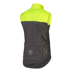 Endura Windchill II Windproof Men's Gilet - Hi-Viz Yellow -Deals Sport Gilet Store E9162YV back lg