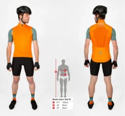 Endura Pro SL Lite Windproof Men's Gilet - Pumpkin -Deals Sport Gilet Store E9172OPPumpkin 6