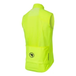 Endura Pro SL Lite Windproof Men's Gilet - Hi-Viz Yellow -Deals Sport Gilet Store E9172YV back lg