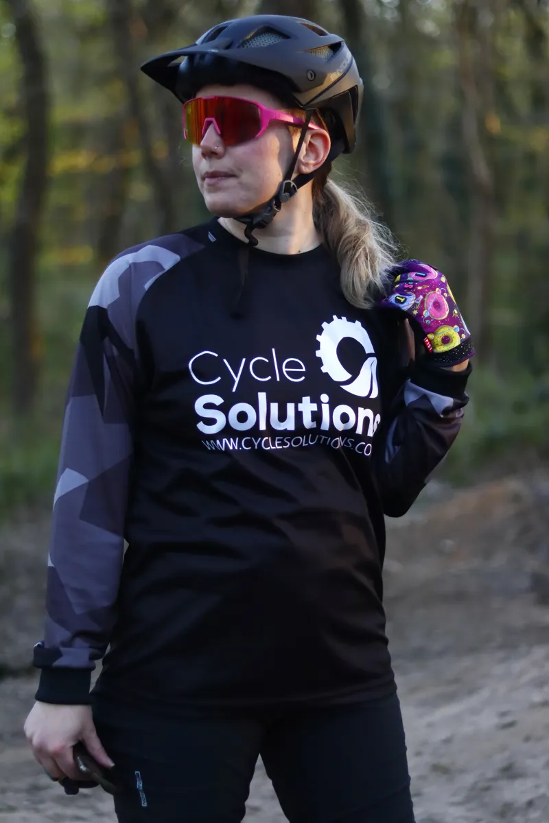 Cycle Solutions Long Sleeve Mountain Bike Jersey - Black/Camo 10 Cycle Solutions Long Sleeve Mountain Bike Jersey - Black/Camo - Image 8