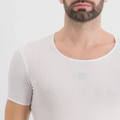 Sportful Pro Men's Short Sleeve Base Layer - White -Deals Sport Gilet Store SF20074WHT4