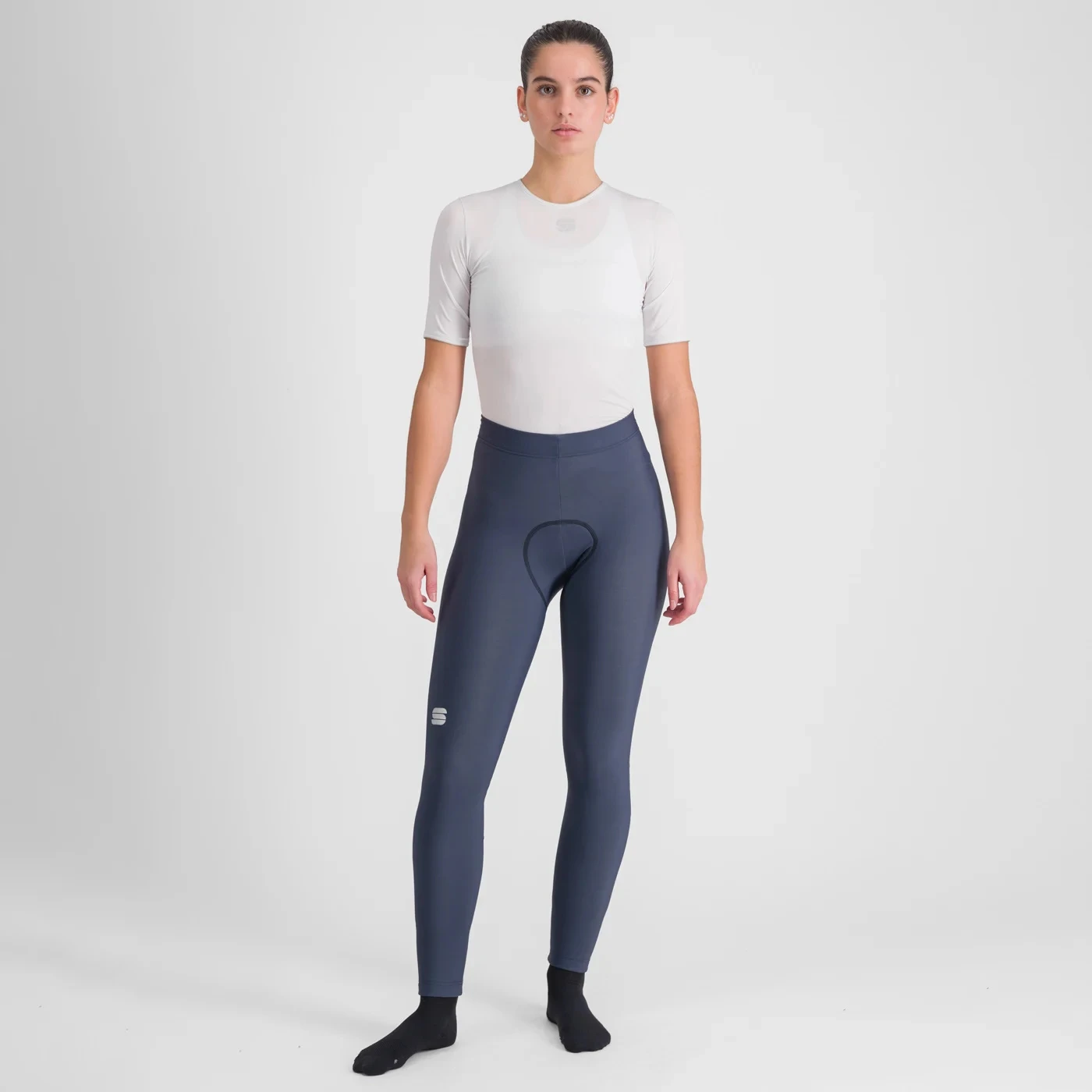 Sportful Classic Women's Tights - Black/Pompelmo 7 Sportful Classic Women's Tights - Black/Pompelmo - Image 6
