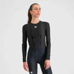 Sportful BodyFit Pro Women's Long Sleeve Base Layer - Black -Deals Sport Gilet Store SF20565BLK1