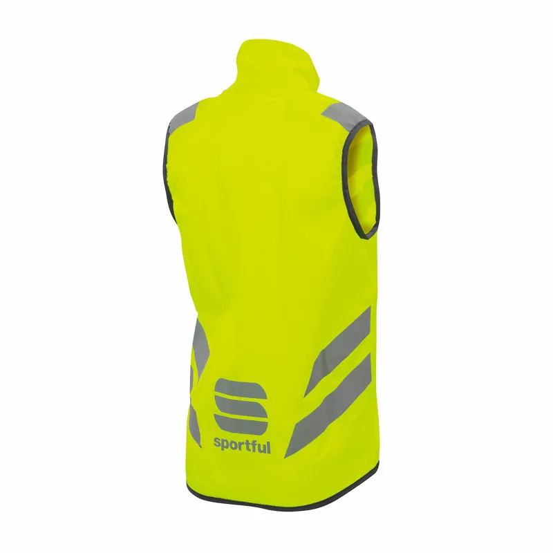 Sportful Kids Reflex Vest - Yellow Fluo 4 Sportful Kids Reflex Vest - Yellow Fluo - Image 2