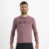 Sportful Giara Men's Long Sleeve Technical T-Shirt - Red Wine