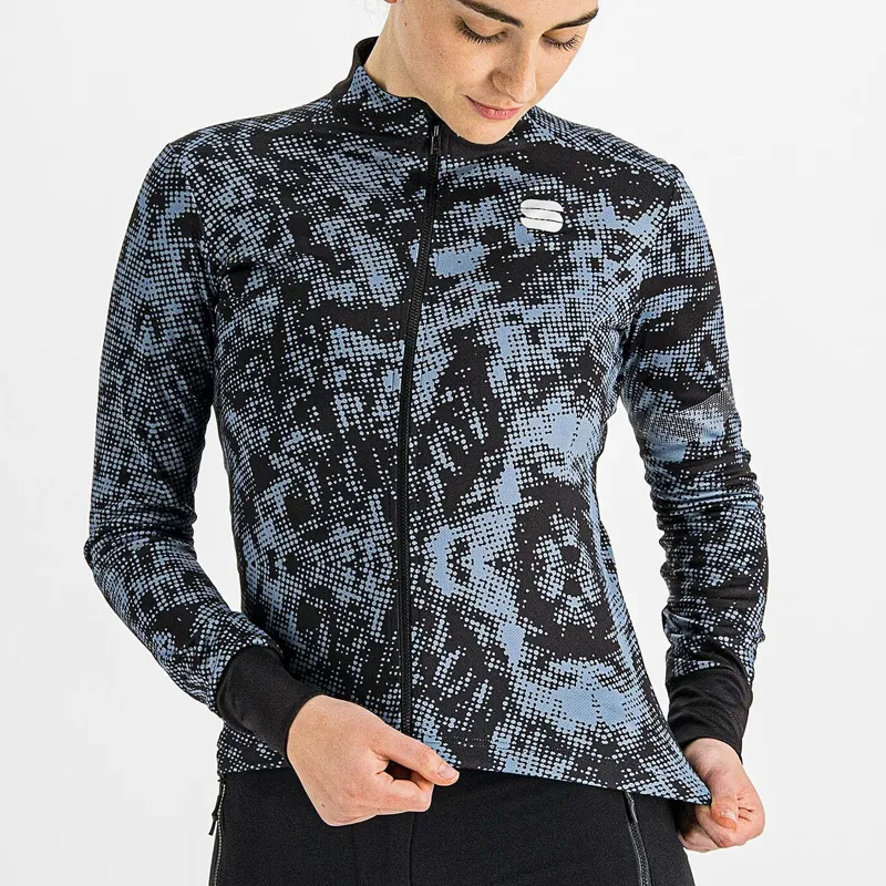 Sportful Escape Supergiara Women's Thermal LS Jersey - Black/Blue Sea 5 Sportful Escape Supergiara Women's Thermal LS Jersey - Black/Blue Sea - Image 3