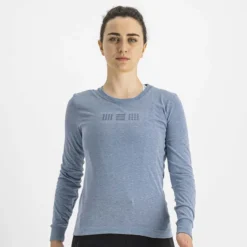 Sportful Giara Women's Long Sleeve Technical T-Shirt - Blue Sea