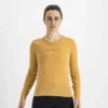 Sportful Giara Women's Long Sleeve Technical T-Shirt - Golden Oak -Deals Sport Gilet Store SF21513GLDenBRN